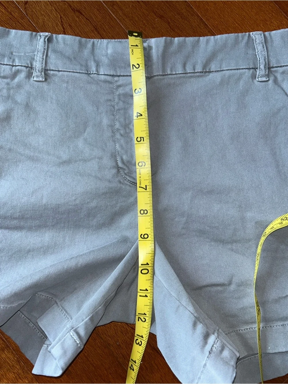 J.Crew Chino Shorts Gray Cotton Women’s 6 Coastal Classic